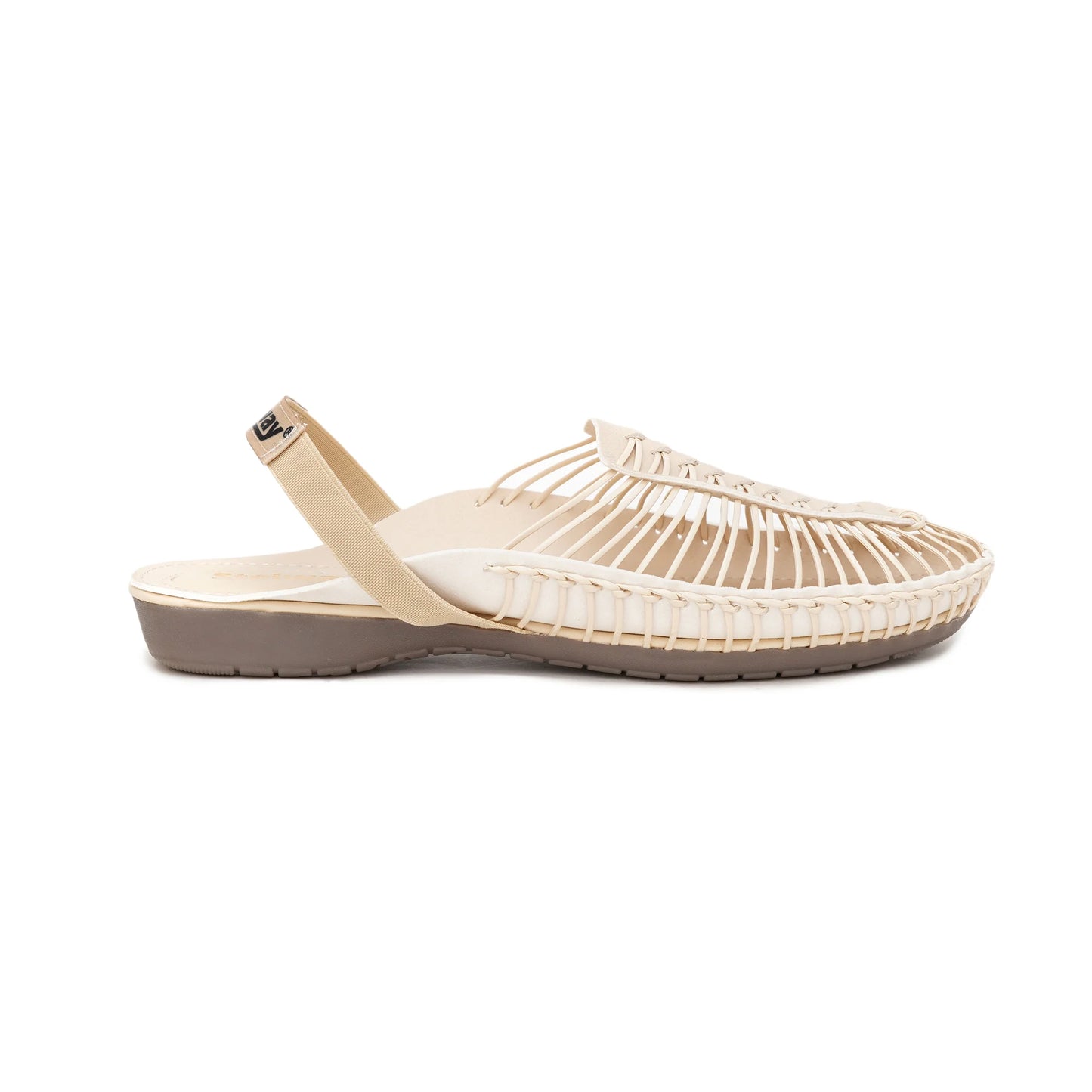 Buy Off-White Handmade Flat Clogs sandal for women online india at www.stelway.in