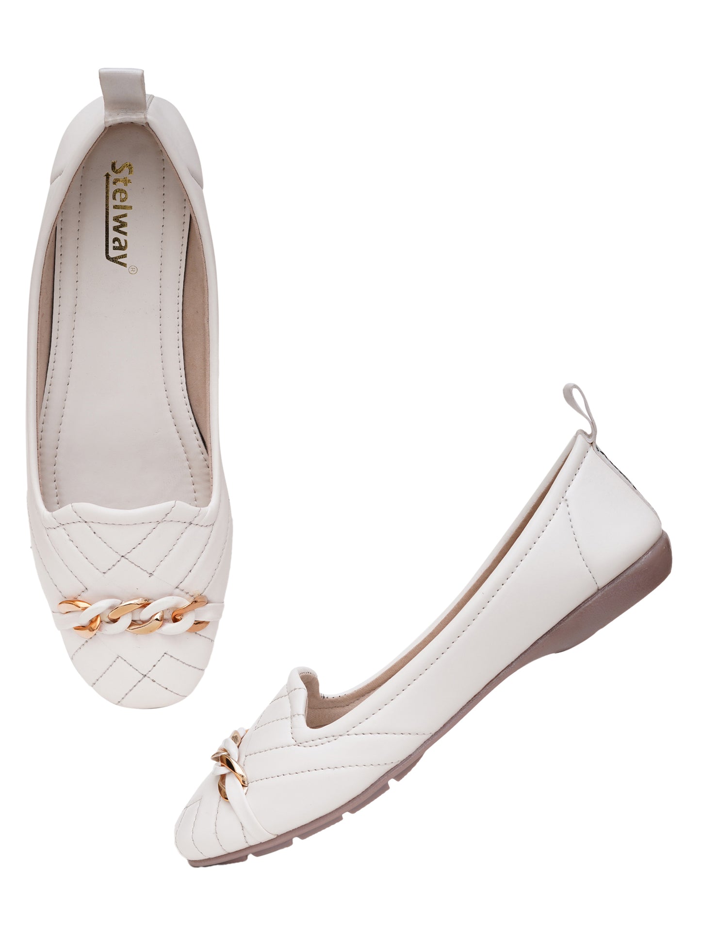 Buy white bellies for women online