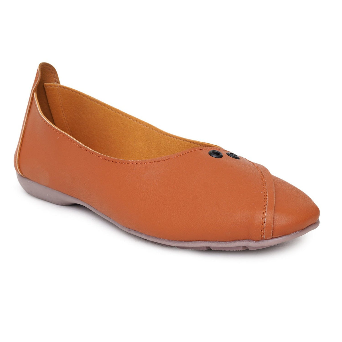 Tan flats for women