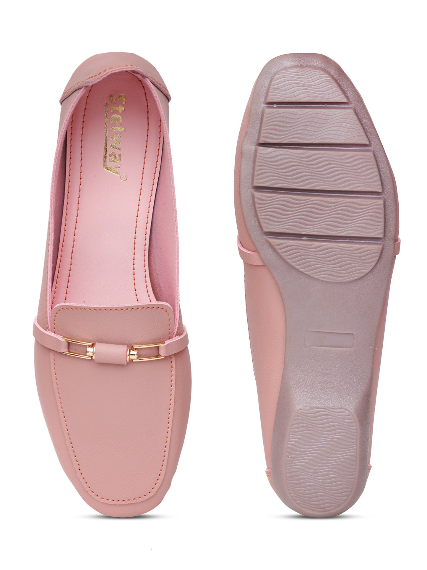 Pink ballet flats for women