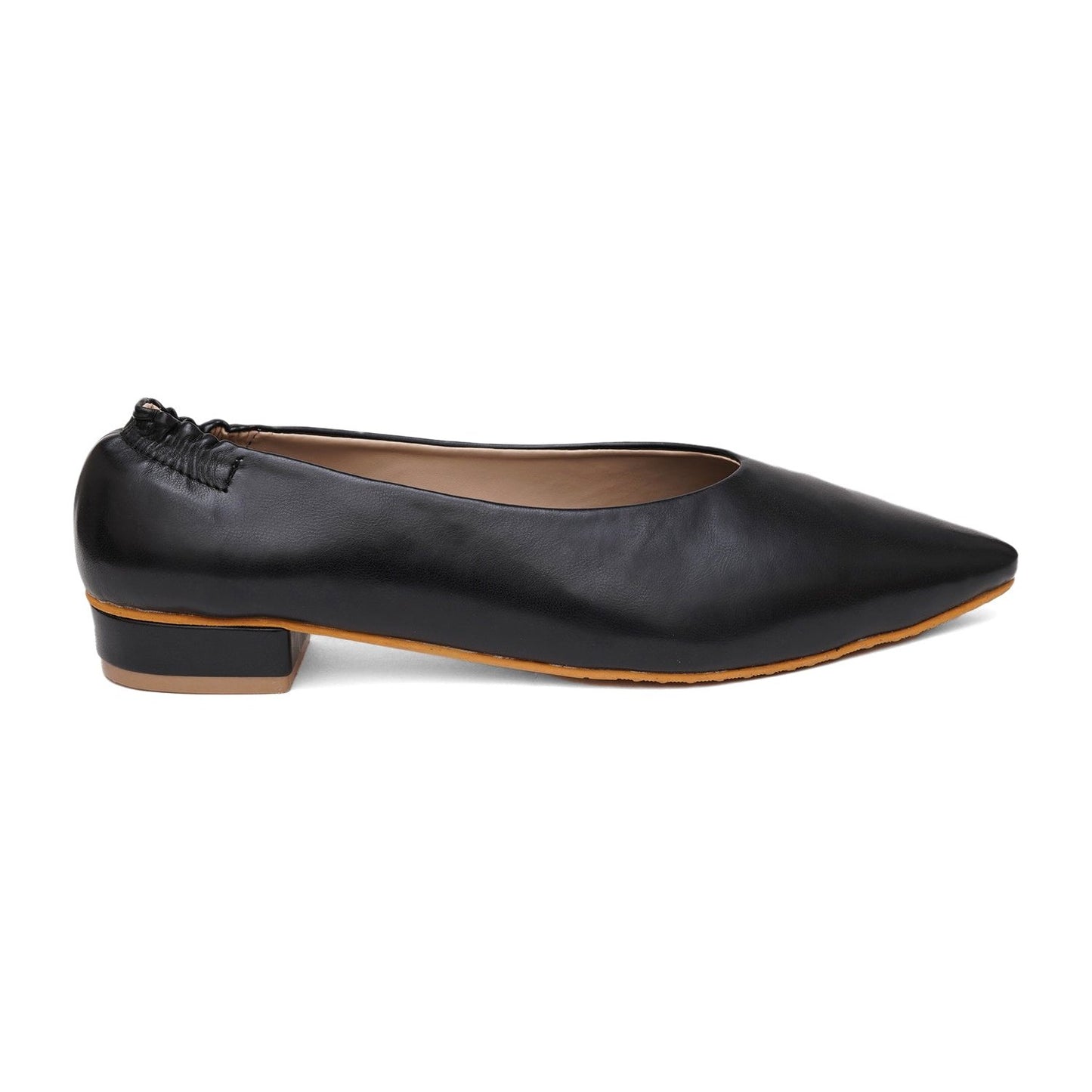 Stelway original pointed toe black Ballerinas online buy for formal work wear