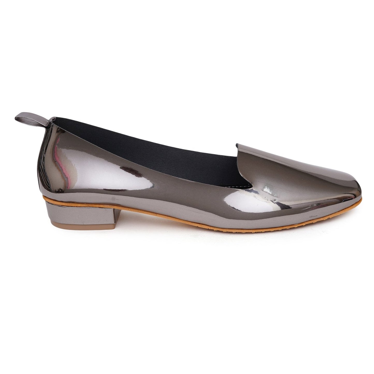 Stelway shiny grey ballerinas for women