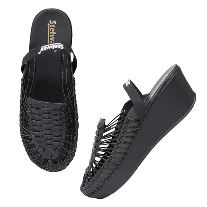 Stelway Exclusive all Black Wedges