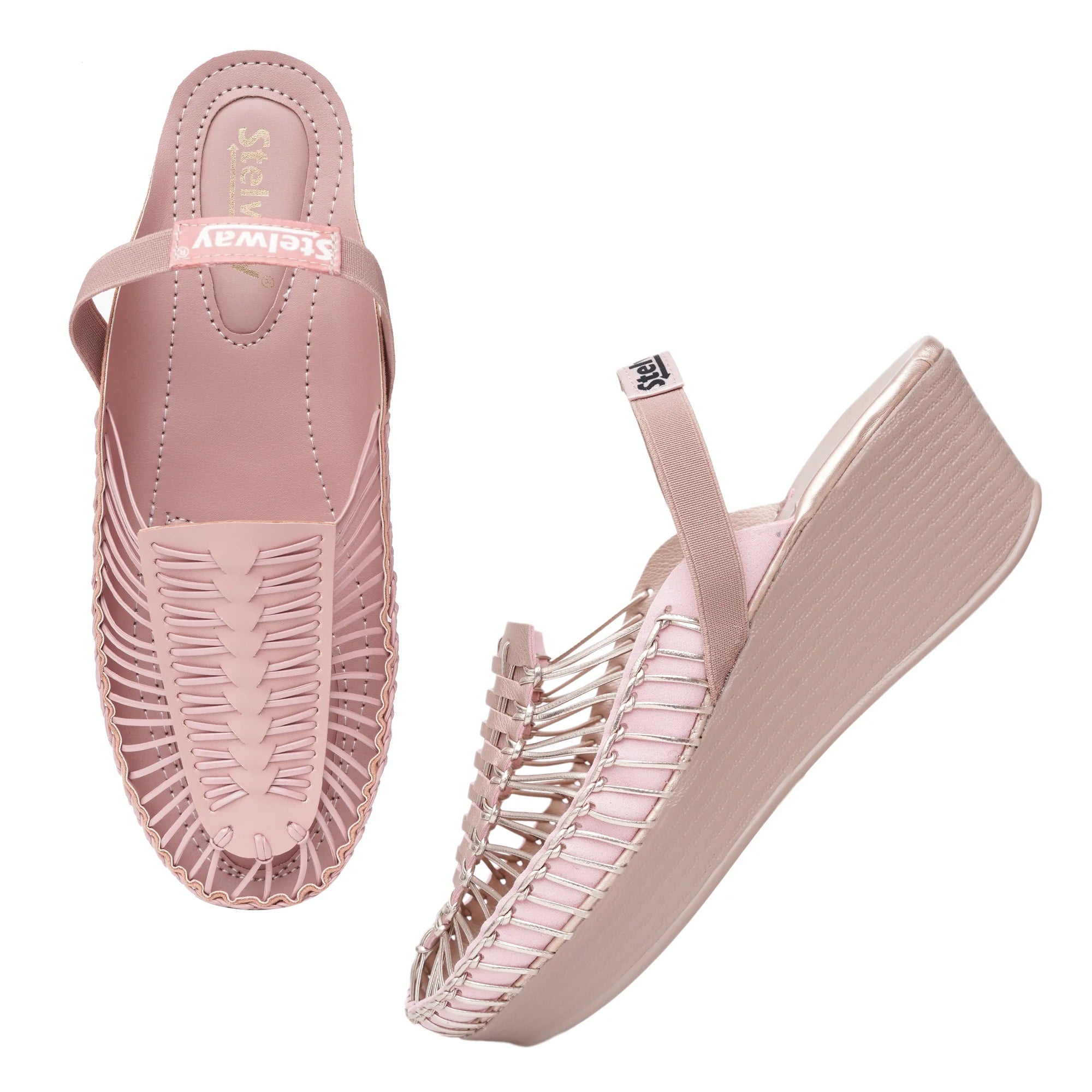 Stelway Exclusive Rose Gold Wedges