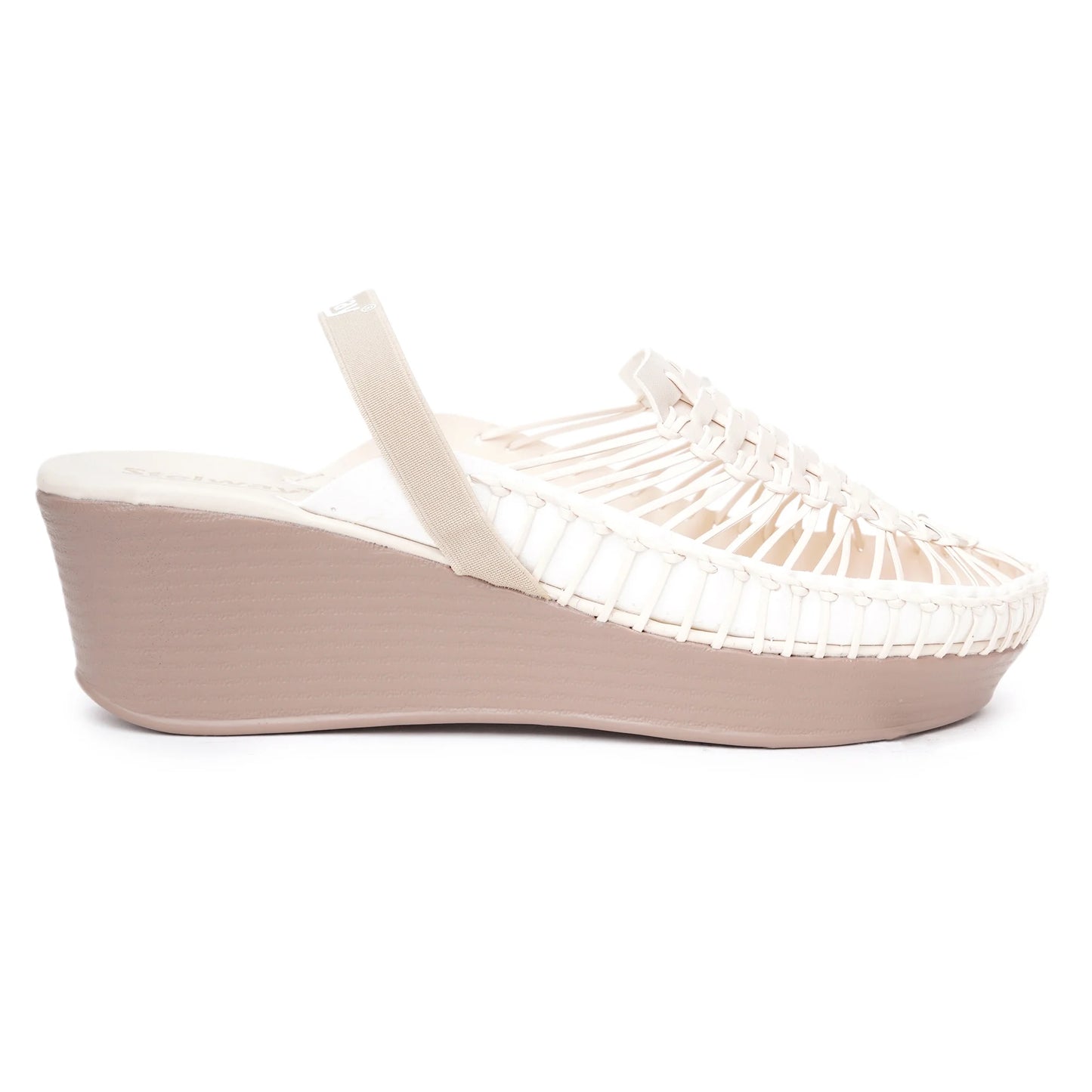 Stelway Exclusive Off White Wedges