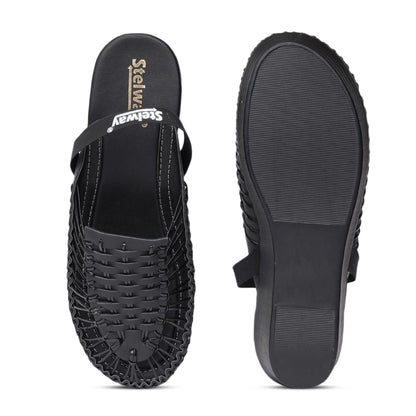Stelway Exclusive all Black Wedges