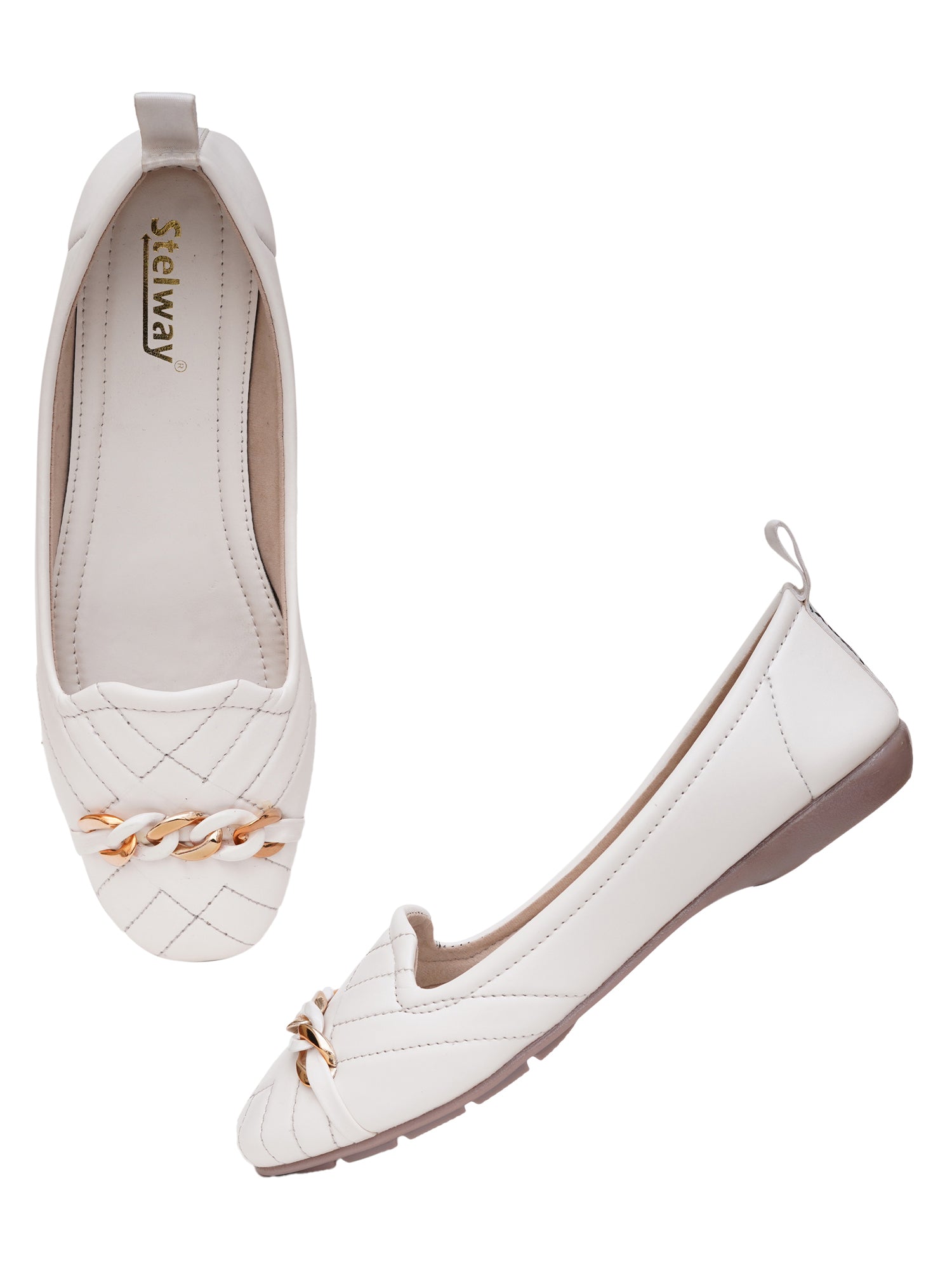 Buy white bellies for women online