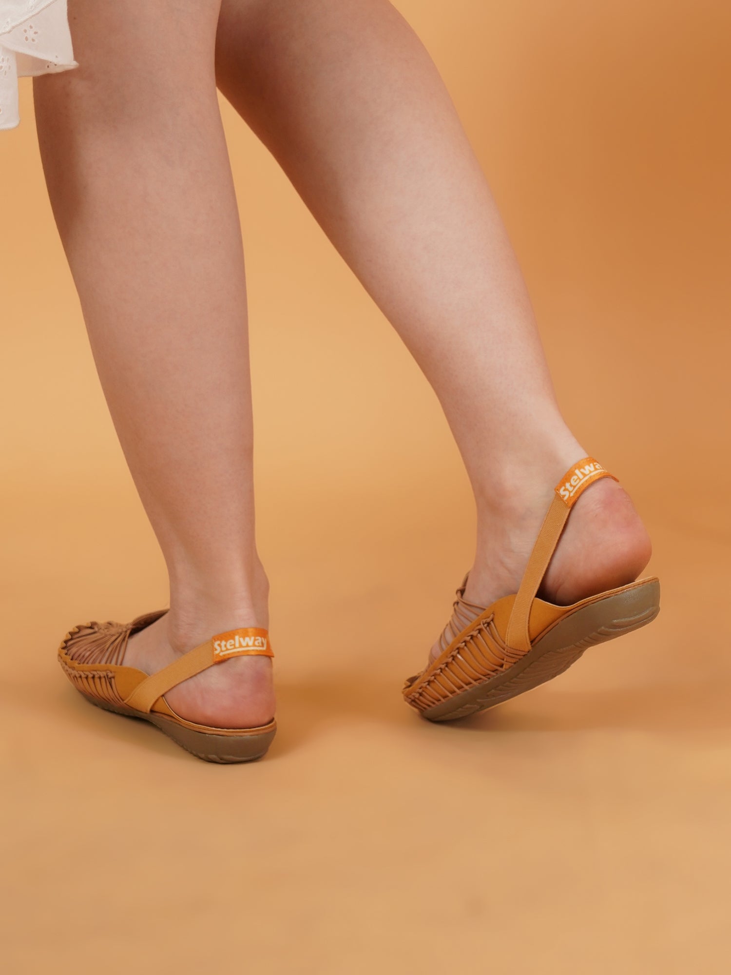 Sling back style flat sandal for women
