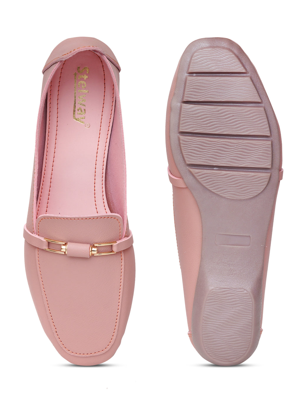 Pink ballet flats for women