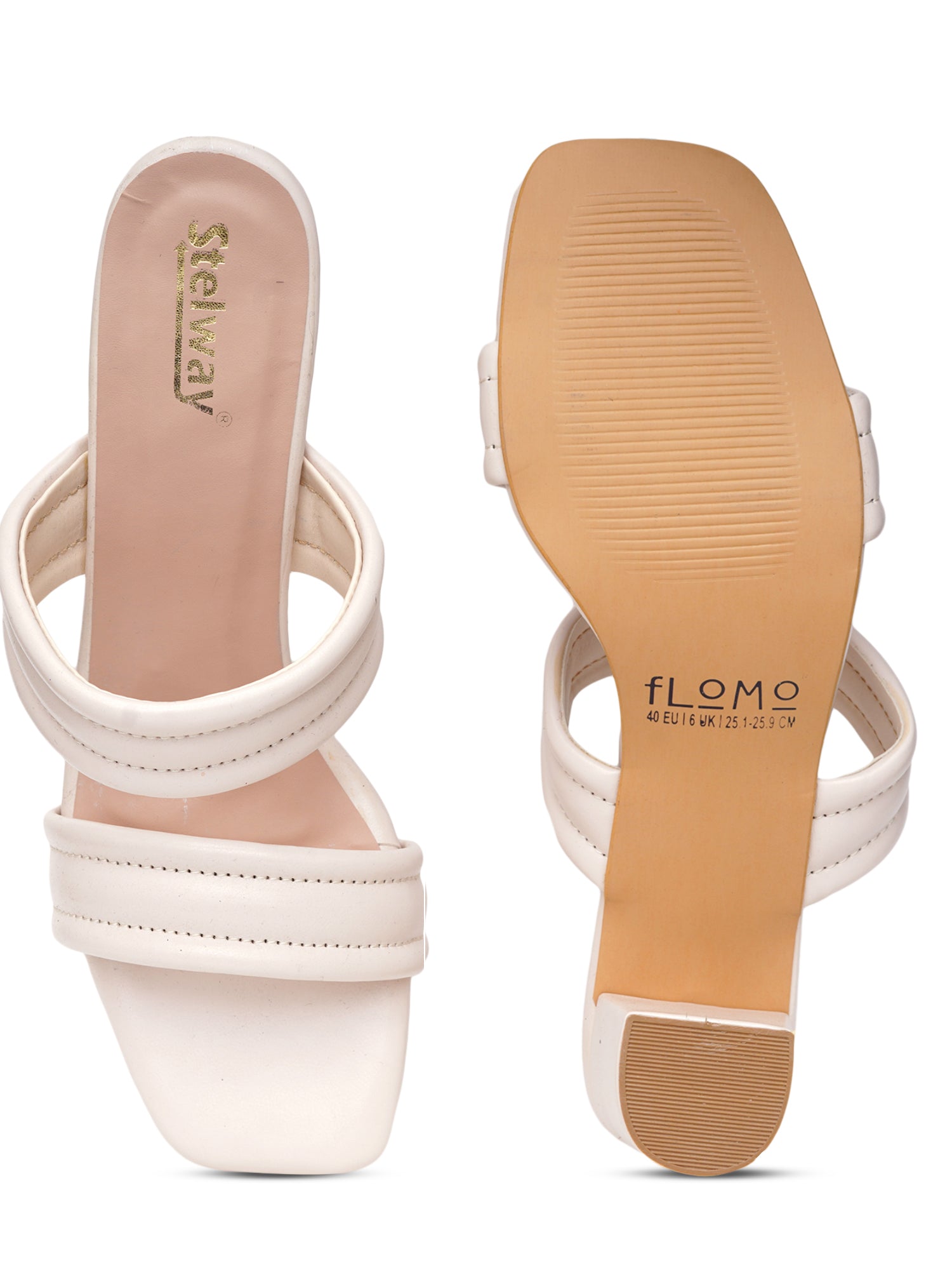 Off white heels for women