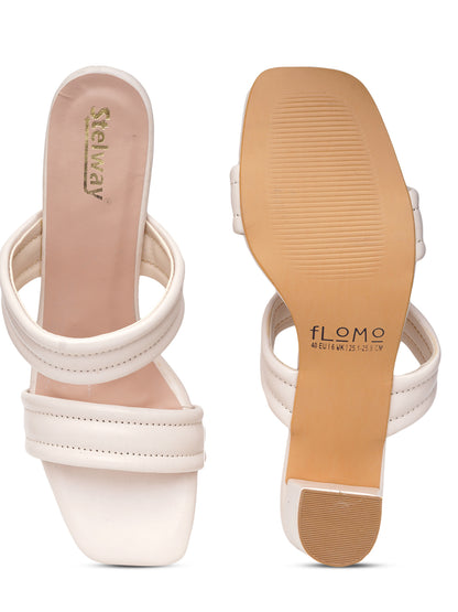Off white heels for women