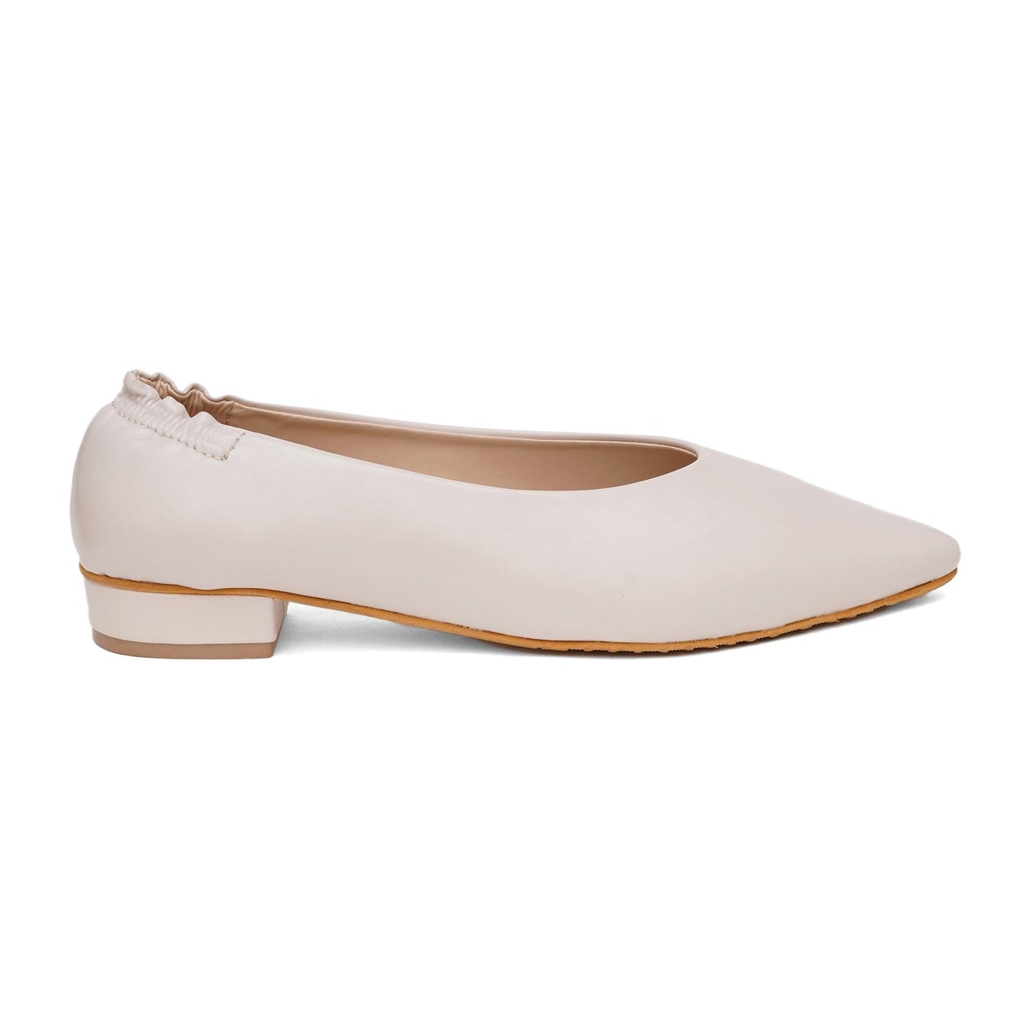 Stelway original pointed toe Formal Off white bellies with heels for women online