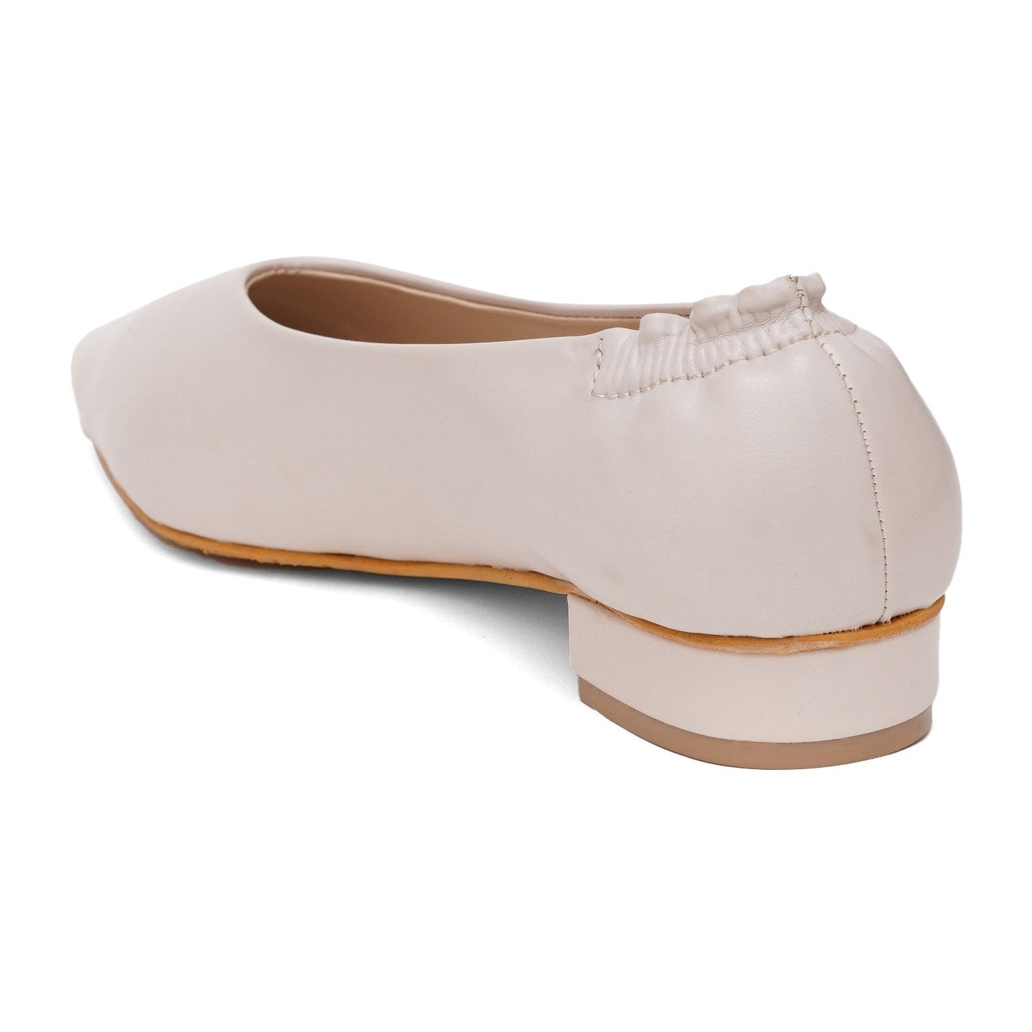 Stelway original pointed toe casual Off white bellies for women online buy