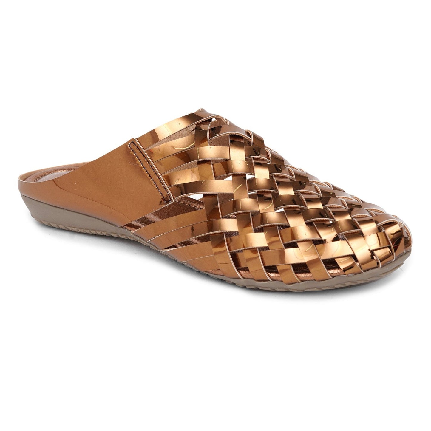 Stelway Criss cross copper mules for women online footwear buy