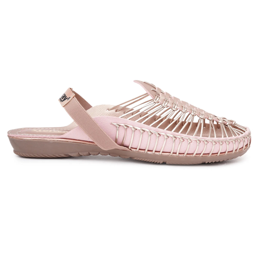 Metallic Rose Gold Handcrafted Clogs