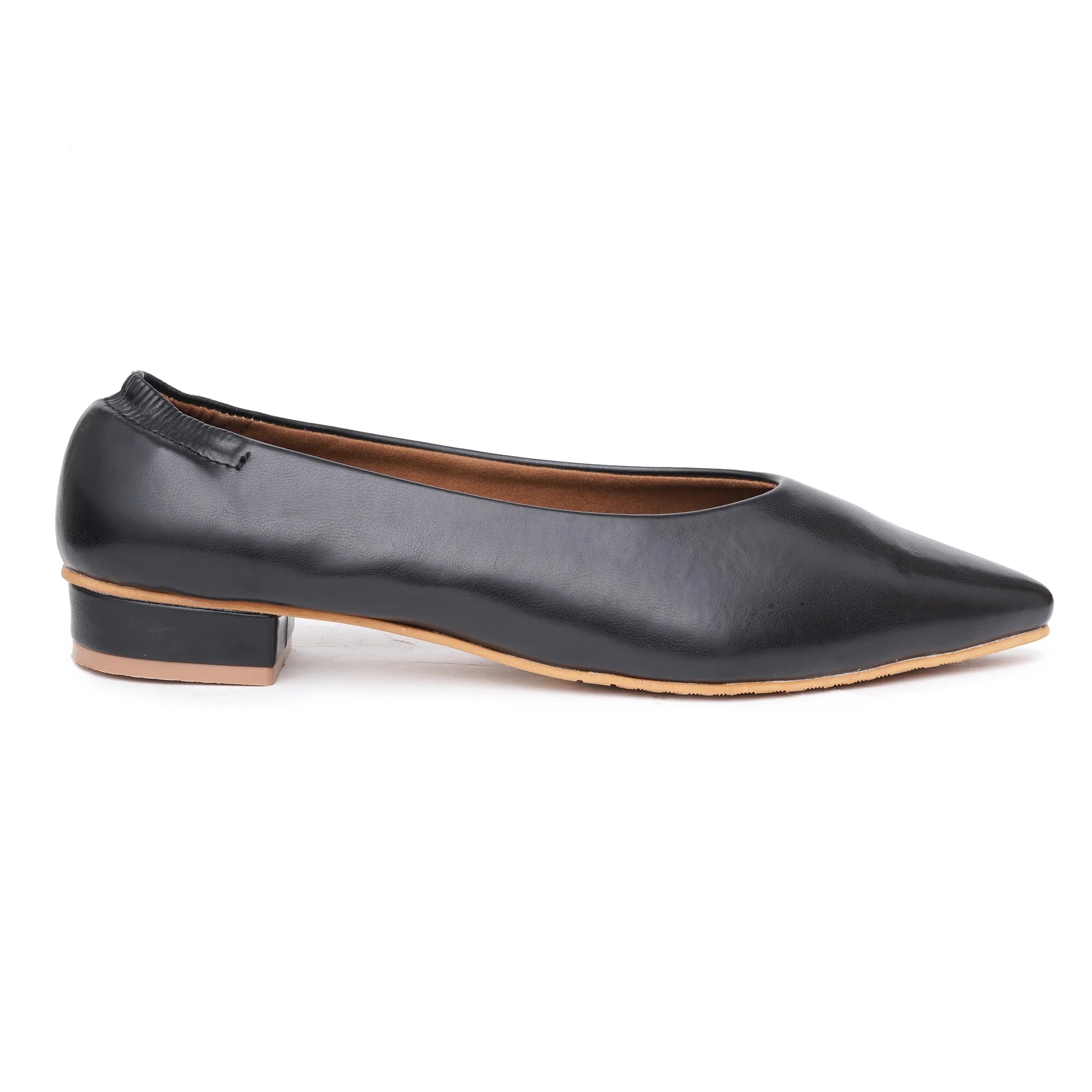 Original Pointed-Toe Black Ballerinas