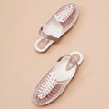 Peach-Cream Handcrafted Clogs