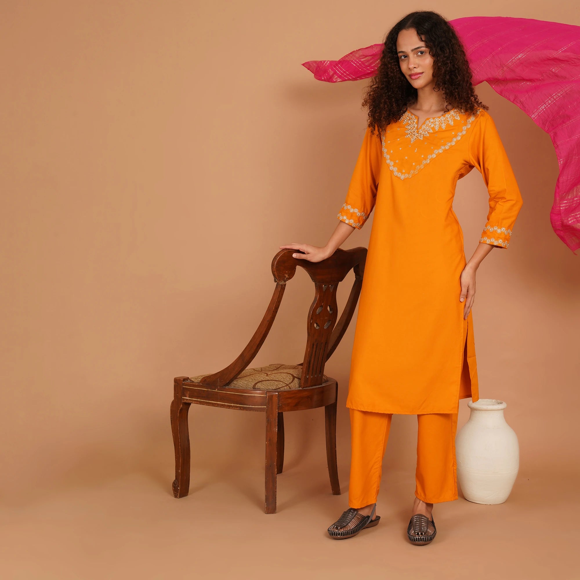 Metallic Gray Handcrafted Clogs