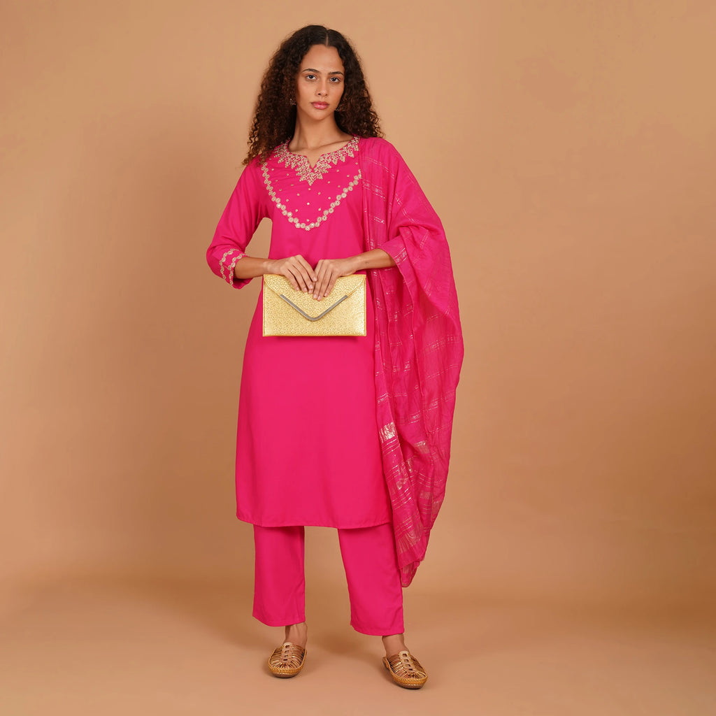 Metallic Gold Handcrafted Clogs