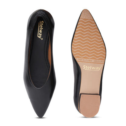 Original Pointed-Toe Black Ballerinas