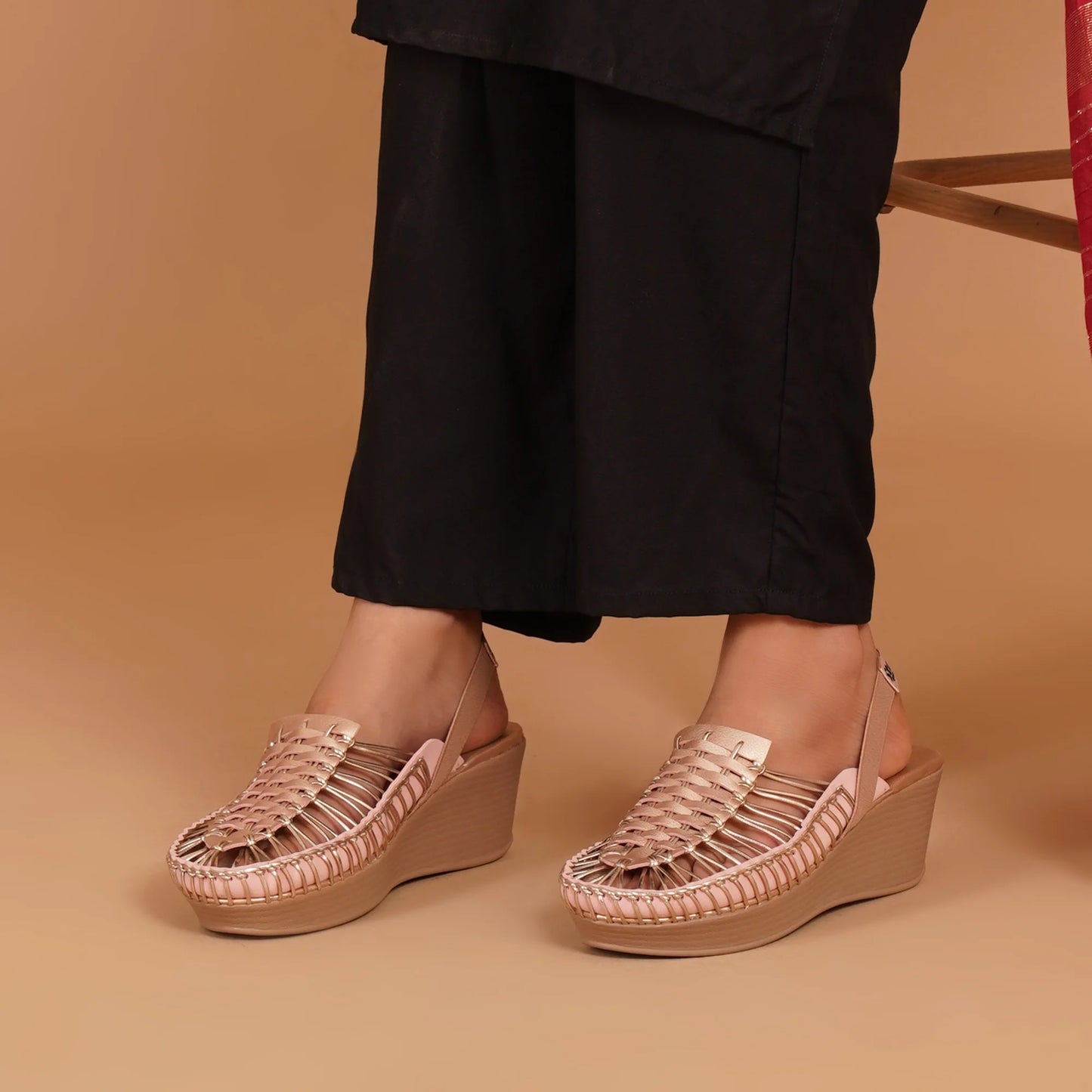 Stelway Exclusive Rose Gold Wedges