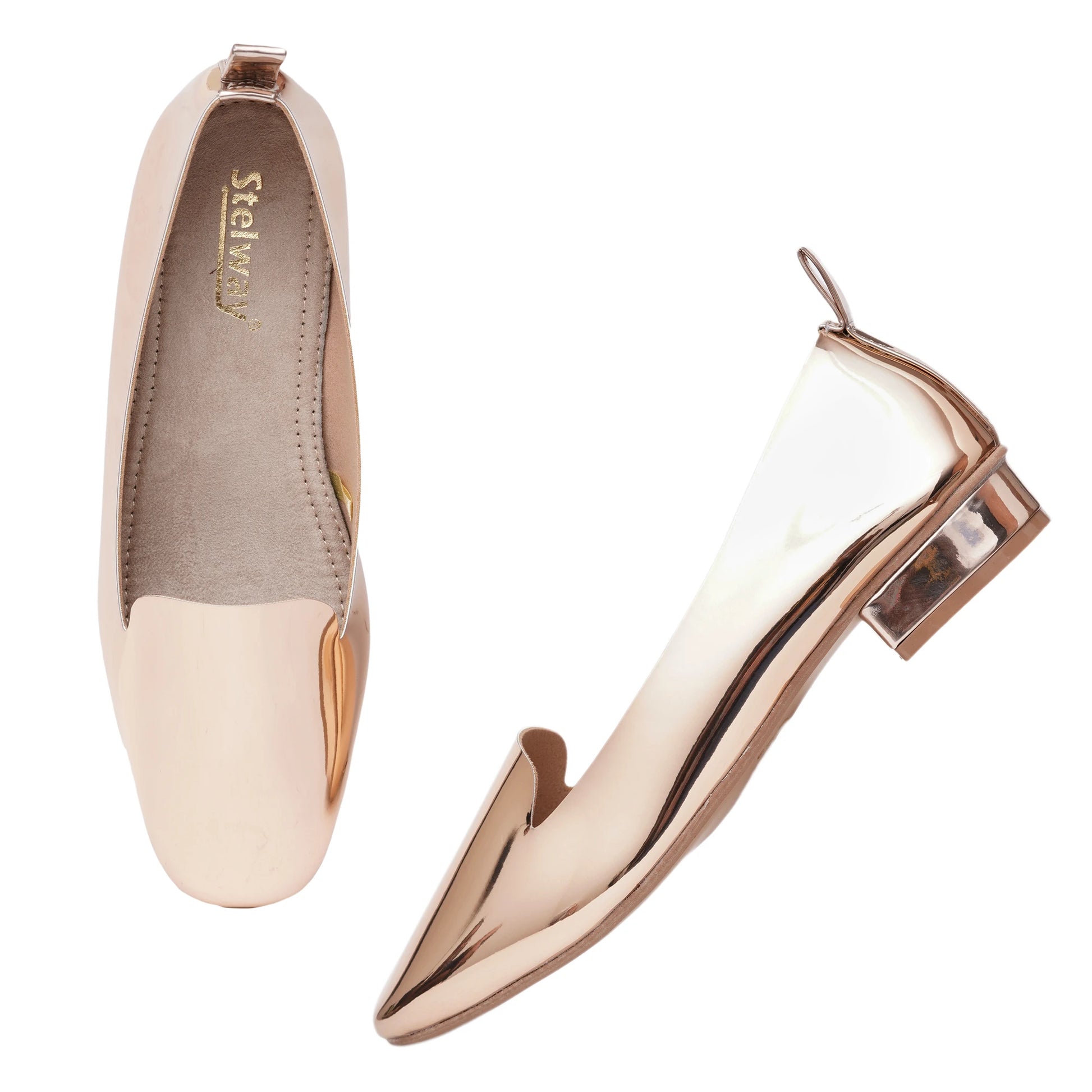 buy metallic golden ballerinas for women for parties, wedding footwear at 1499/- girls bride footwear